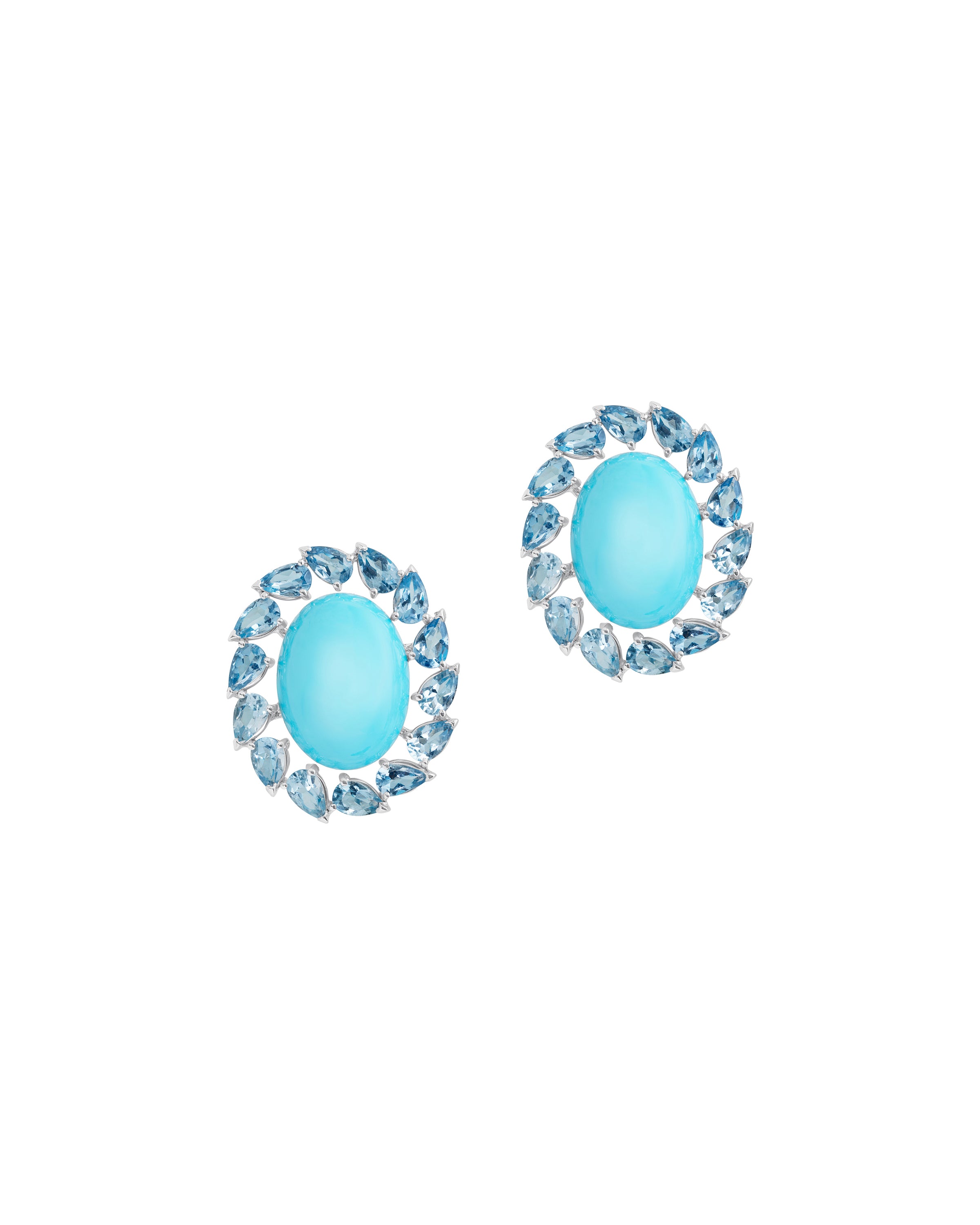 Modern Turquoise Earrings