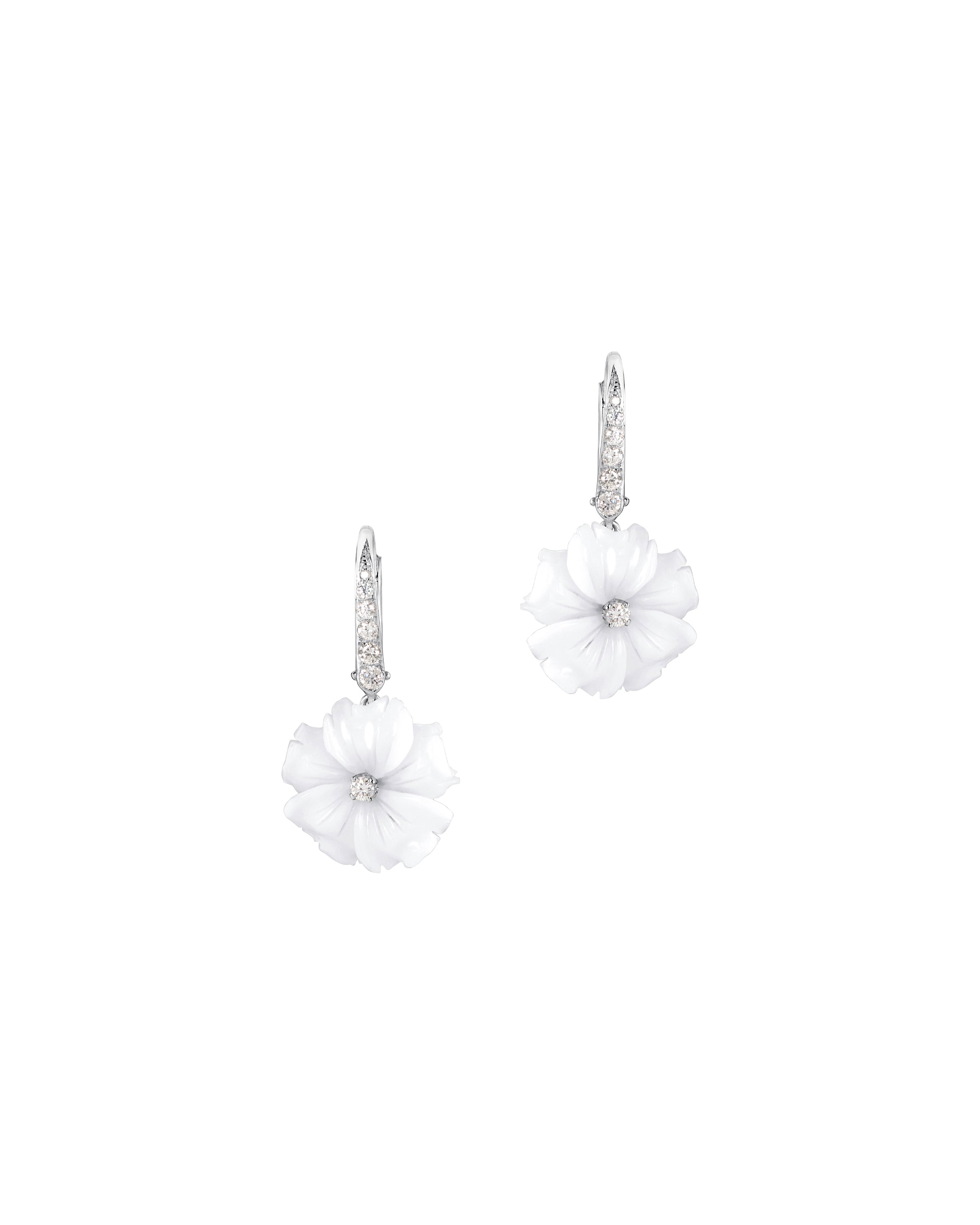 Petite Fleur White Coral Drops