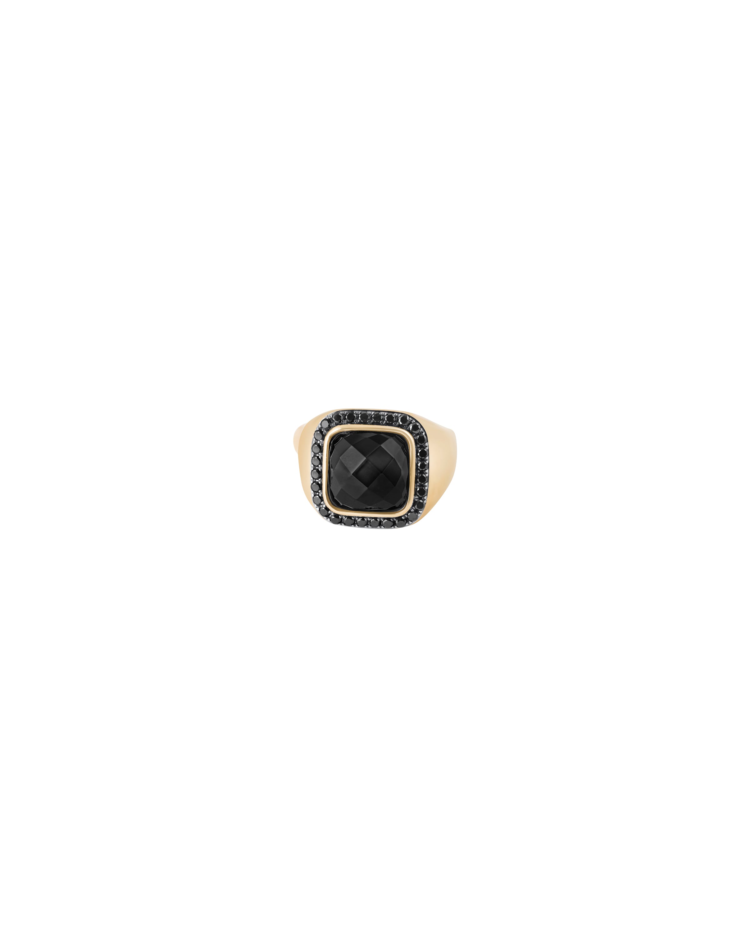 Signet Black Onyx Ring