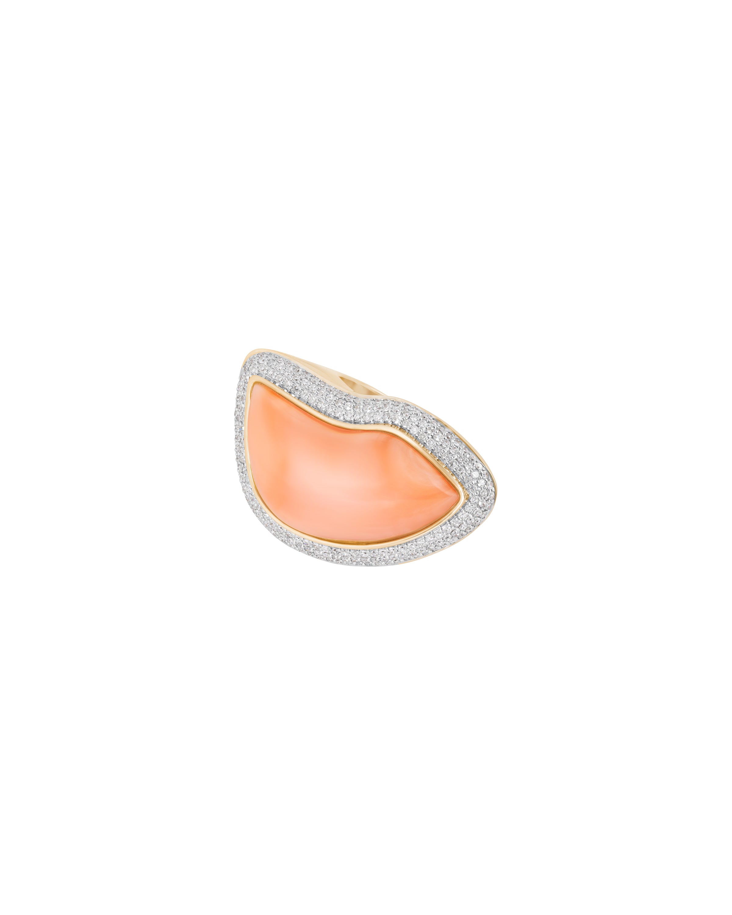 Archival Coral Ring