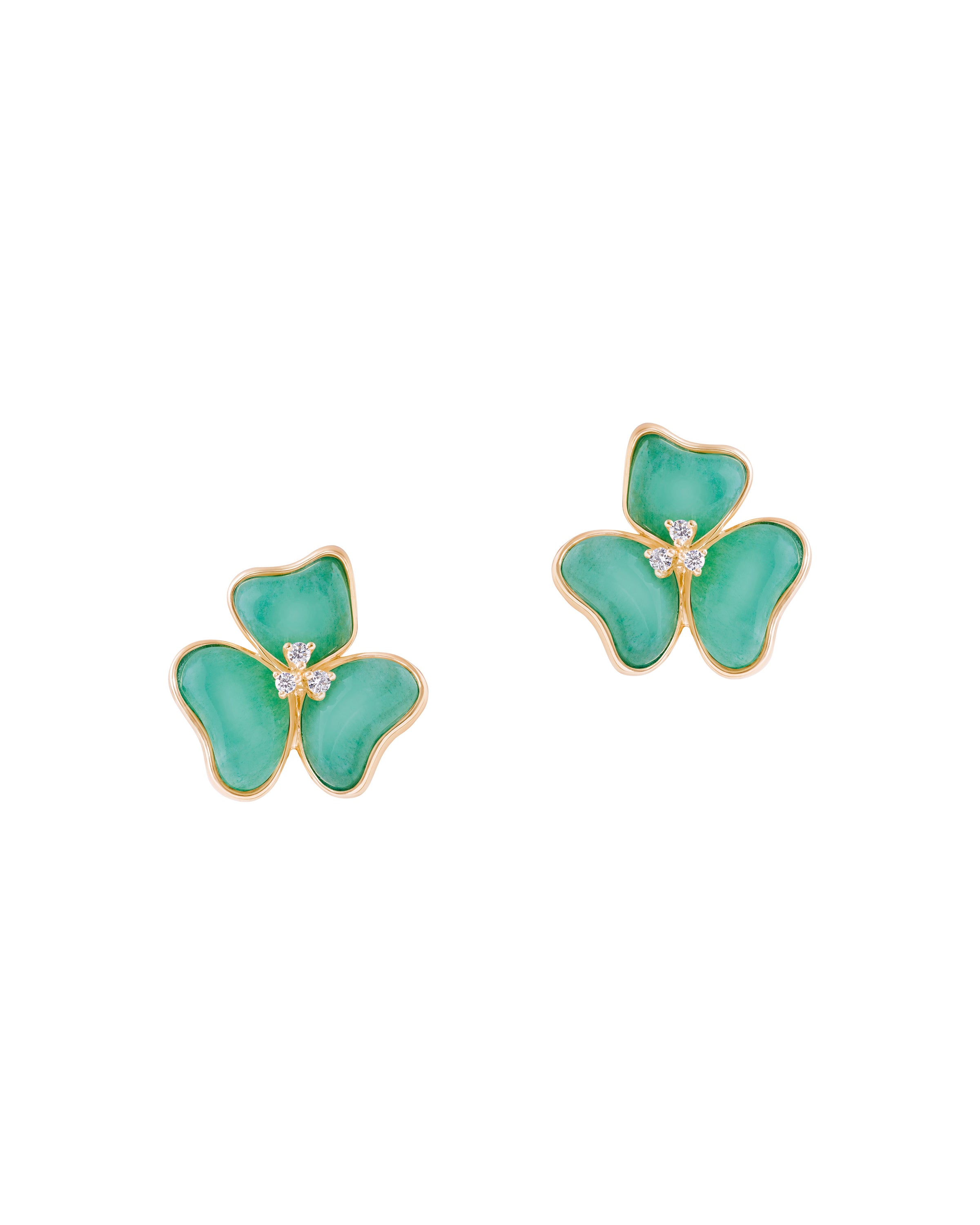 Il Petalo Classic Earrings in Aventurine