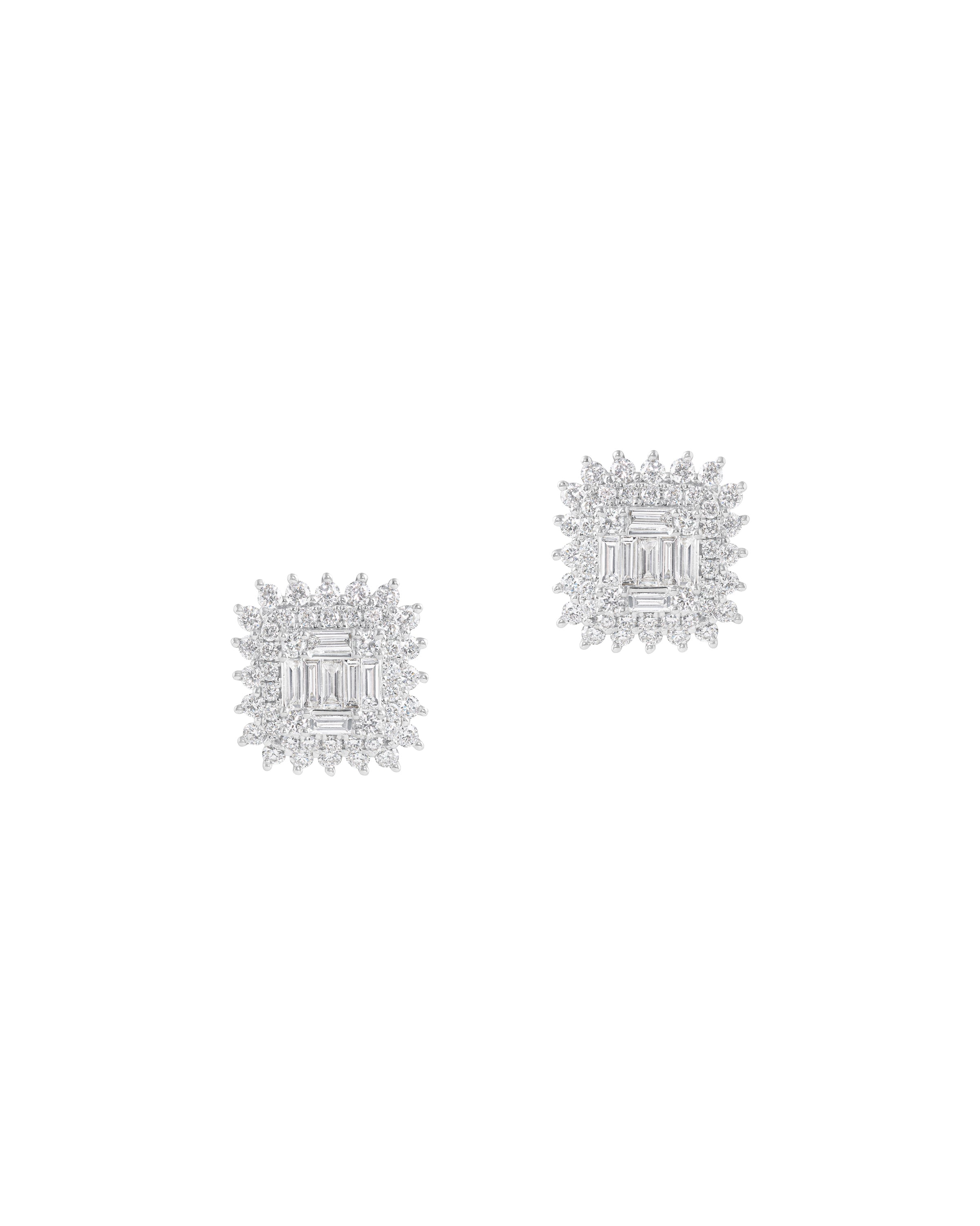 Shimmer Diamond Earrings