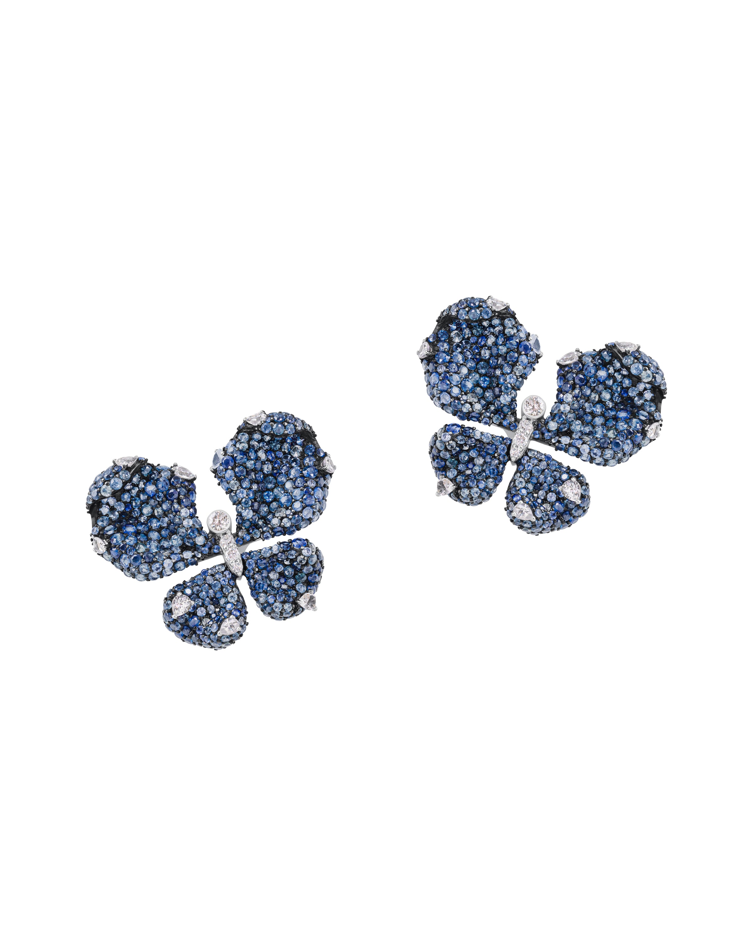 Sapphire Butterfly Earrings