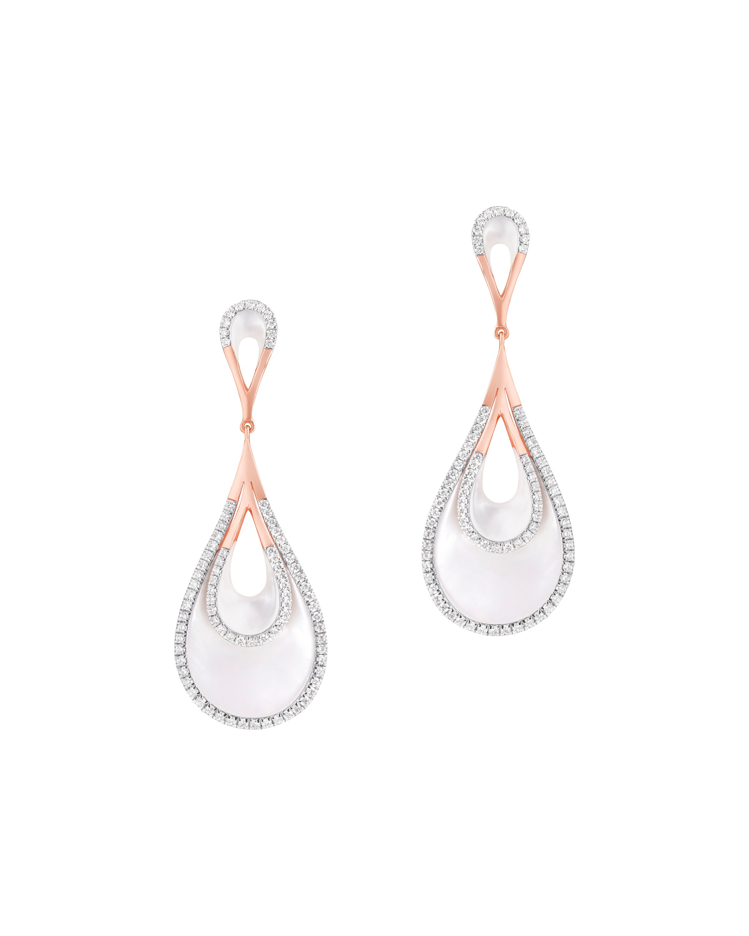 Teardrop Mother of Pearl Earring