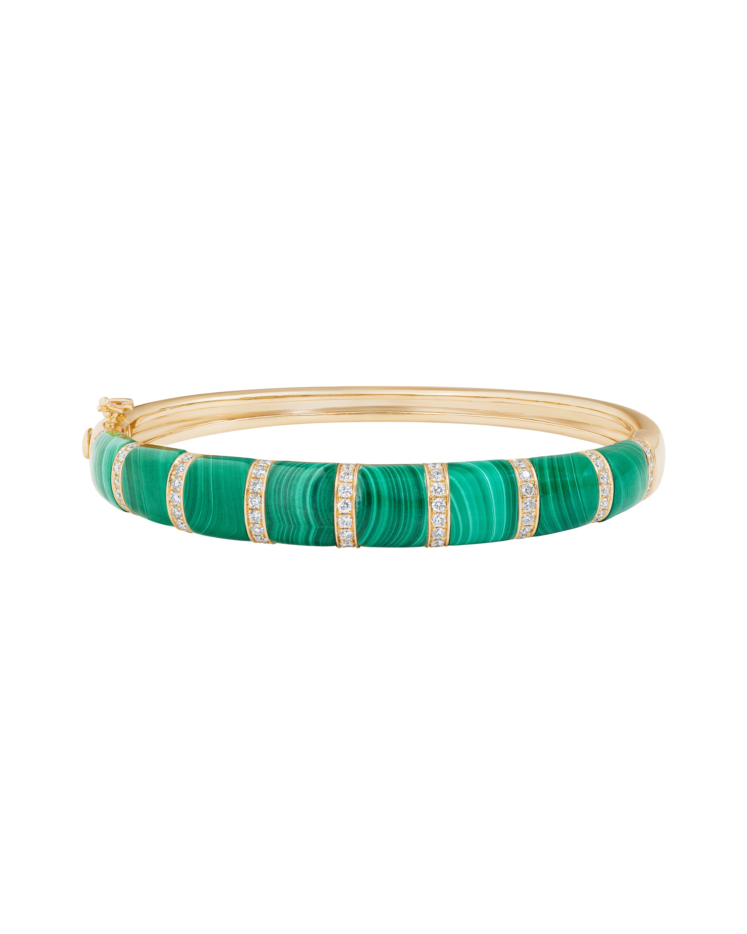 Il Giardino Malachite and Diamonds Cuff