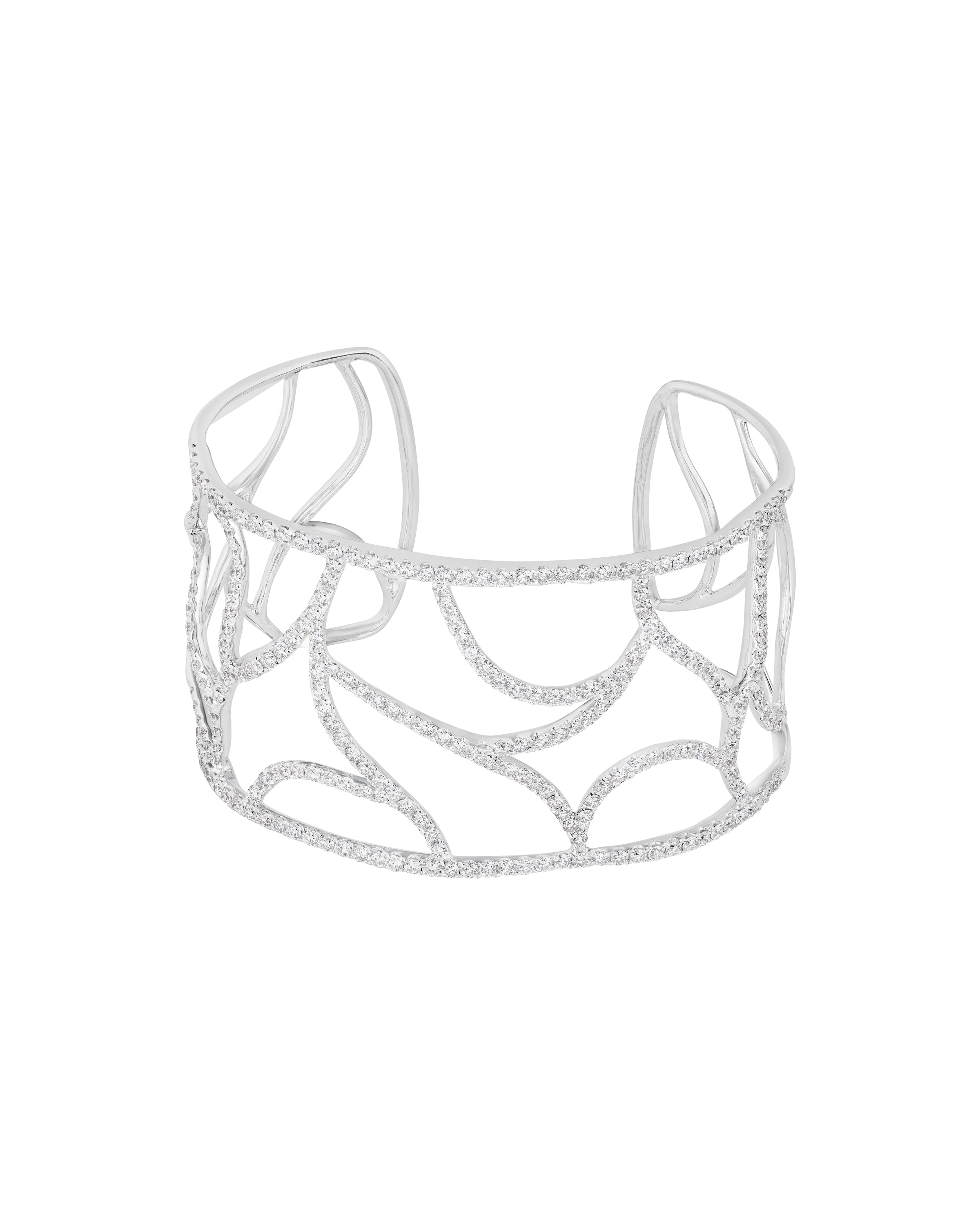 Waves Diamond Cuff