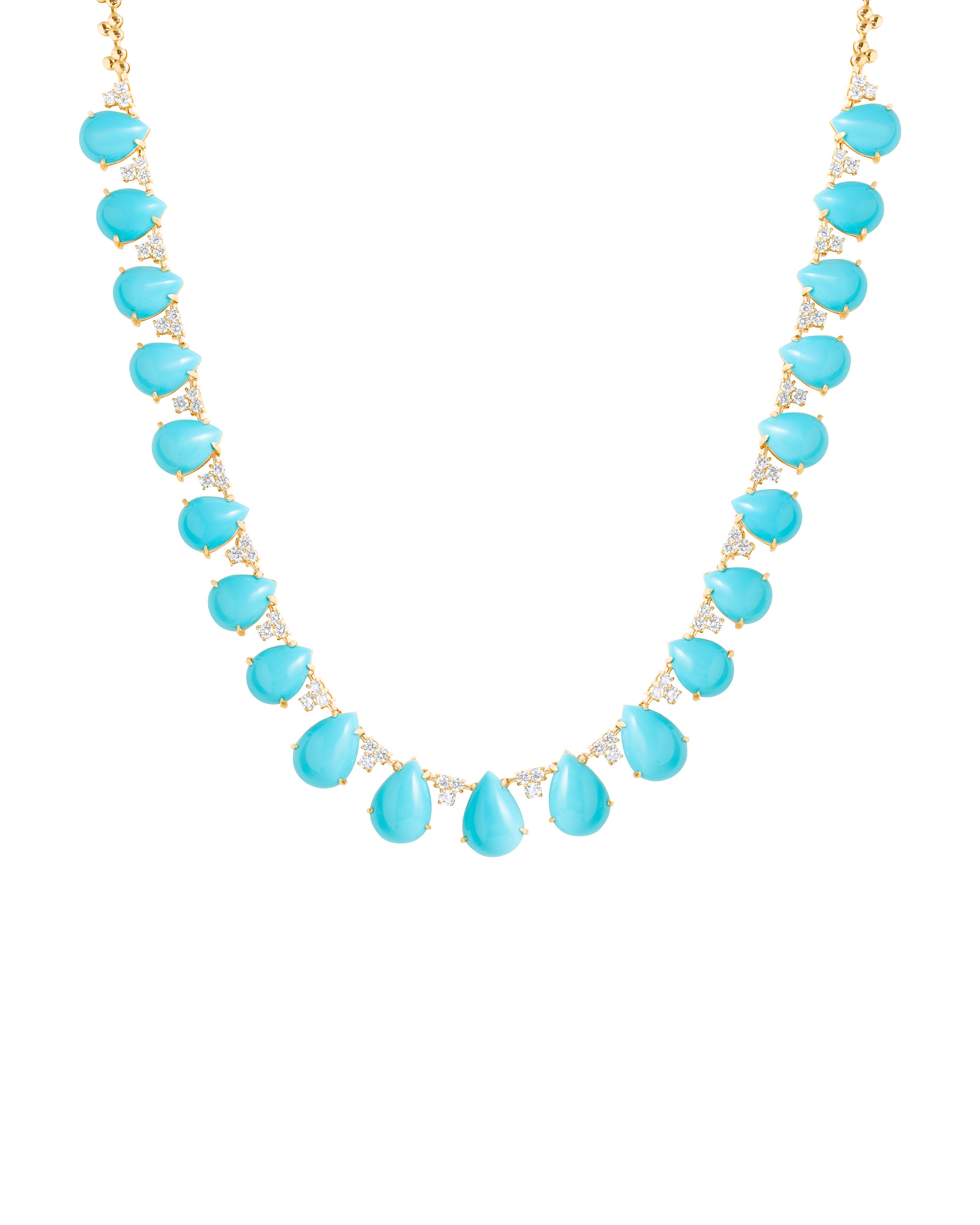 Pear Drop Turquoise Necklace