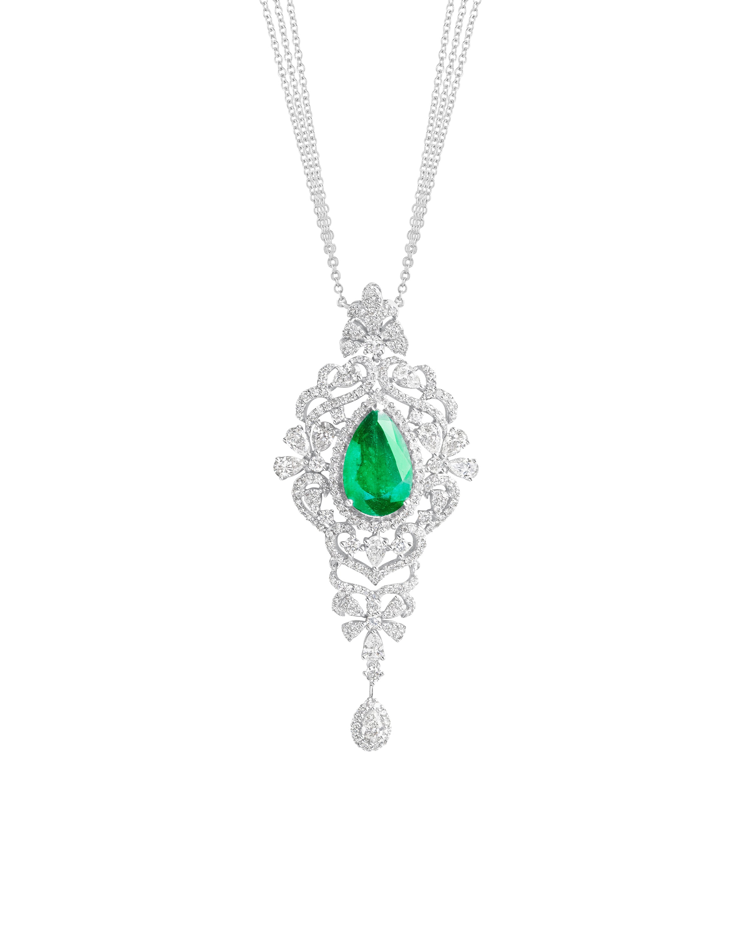 Emerald Lace Pendant