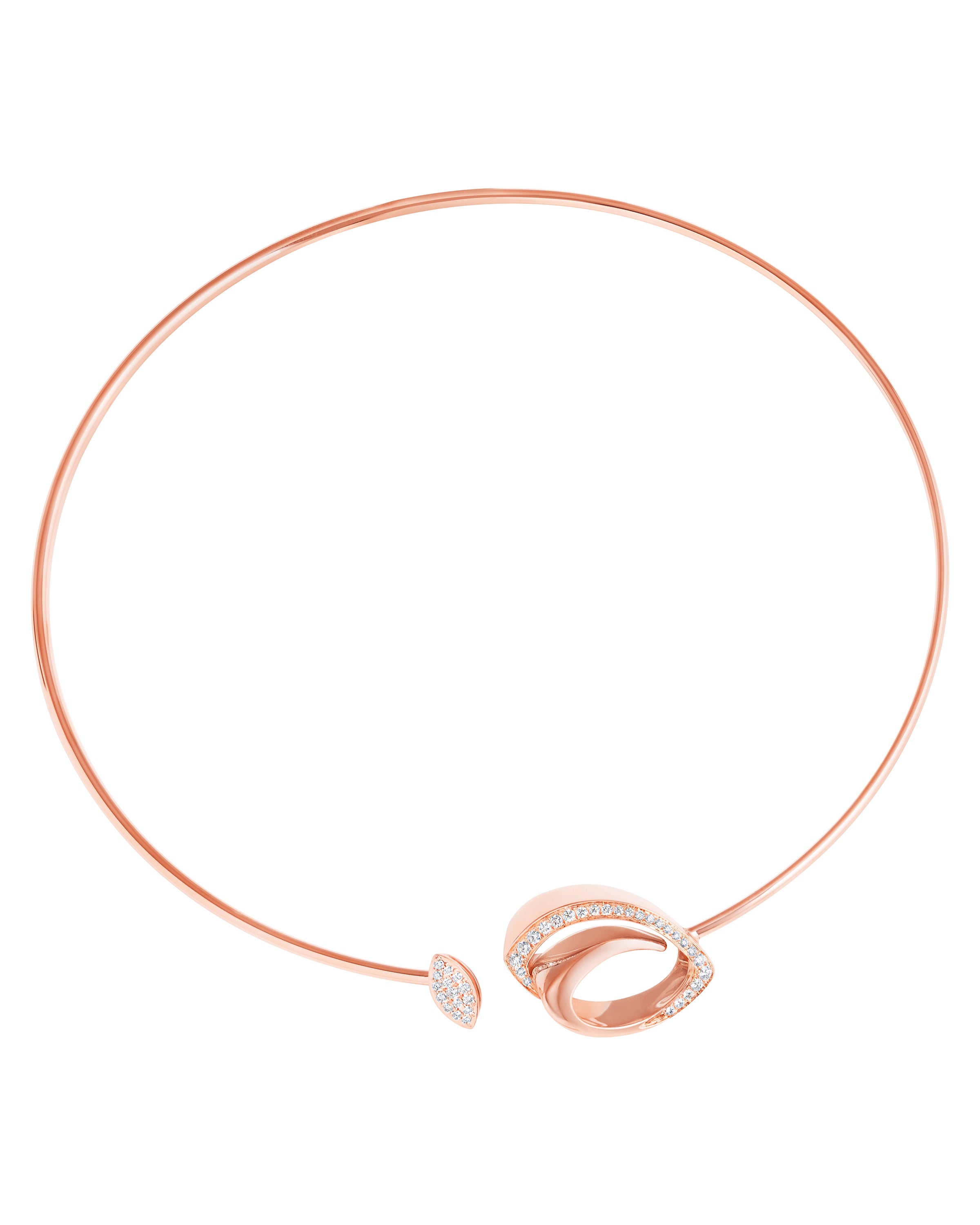 Palm Beach Rose Gold Modern Collar