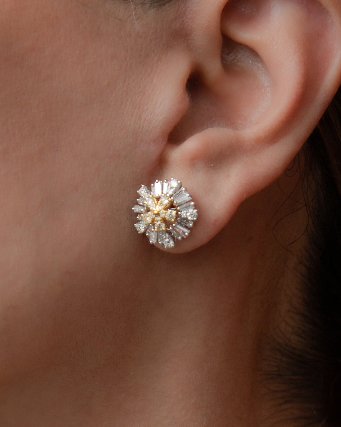 Floral Starburst Earring