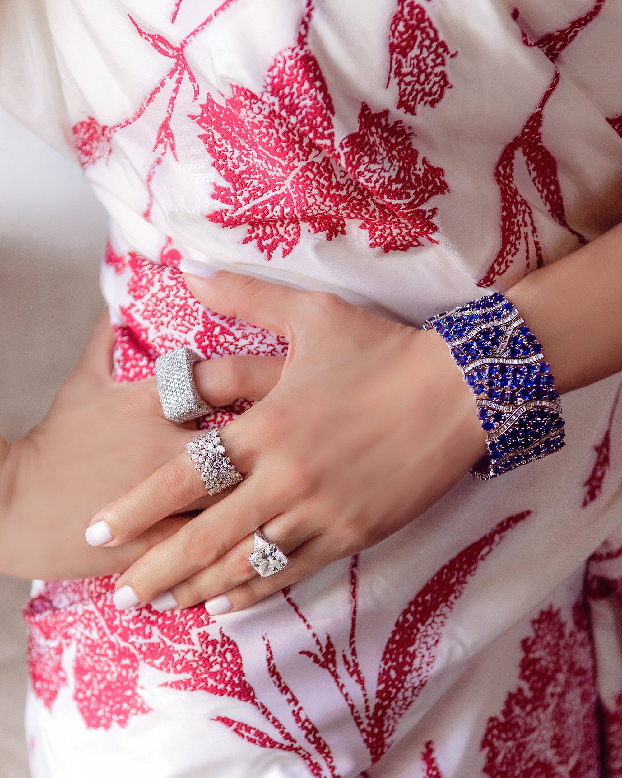 Waves Sapphire Bracelet