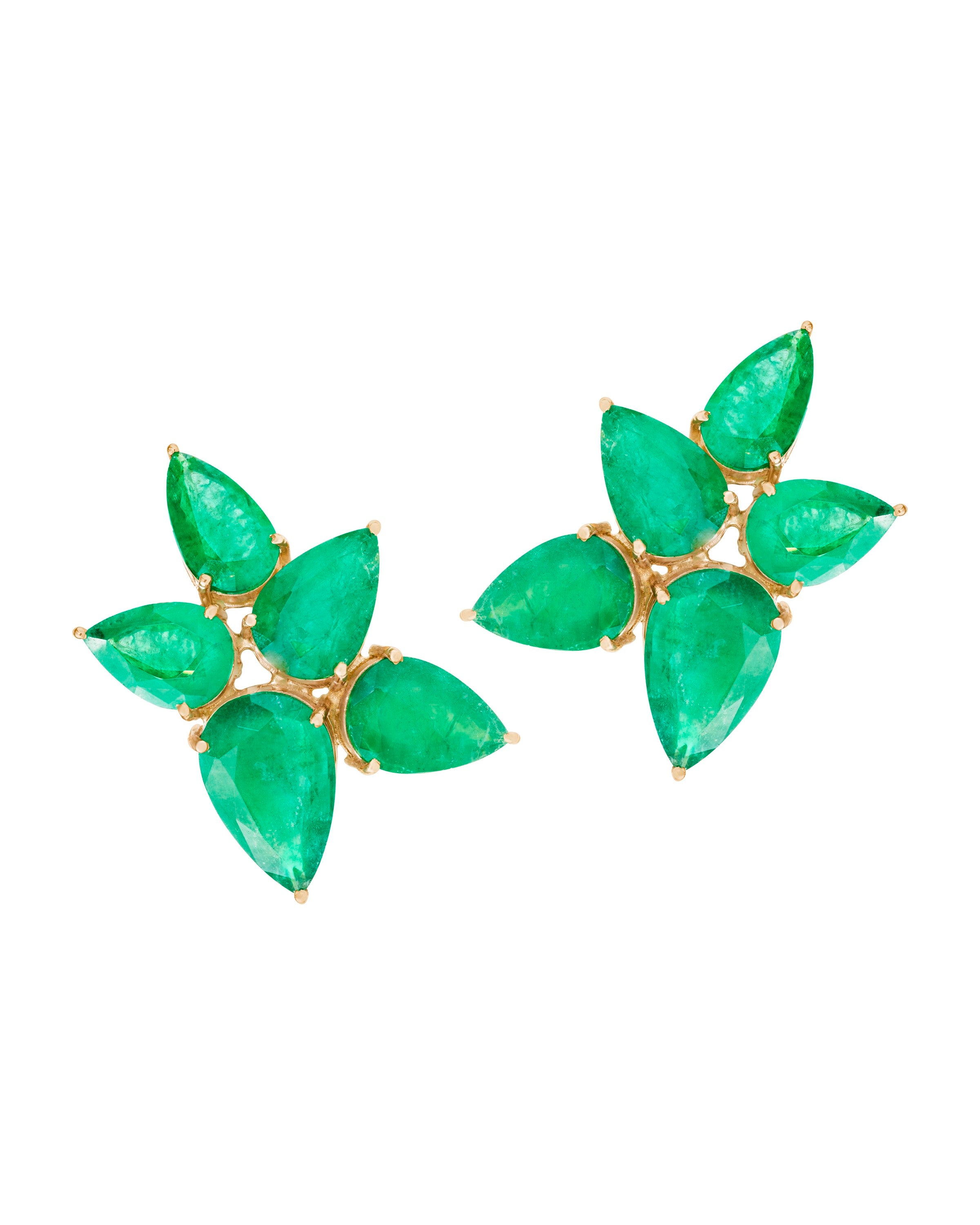 Emerald Teardrop Earrings