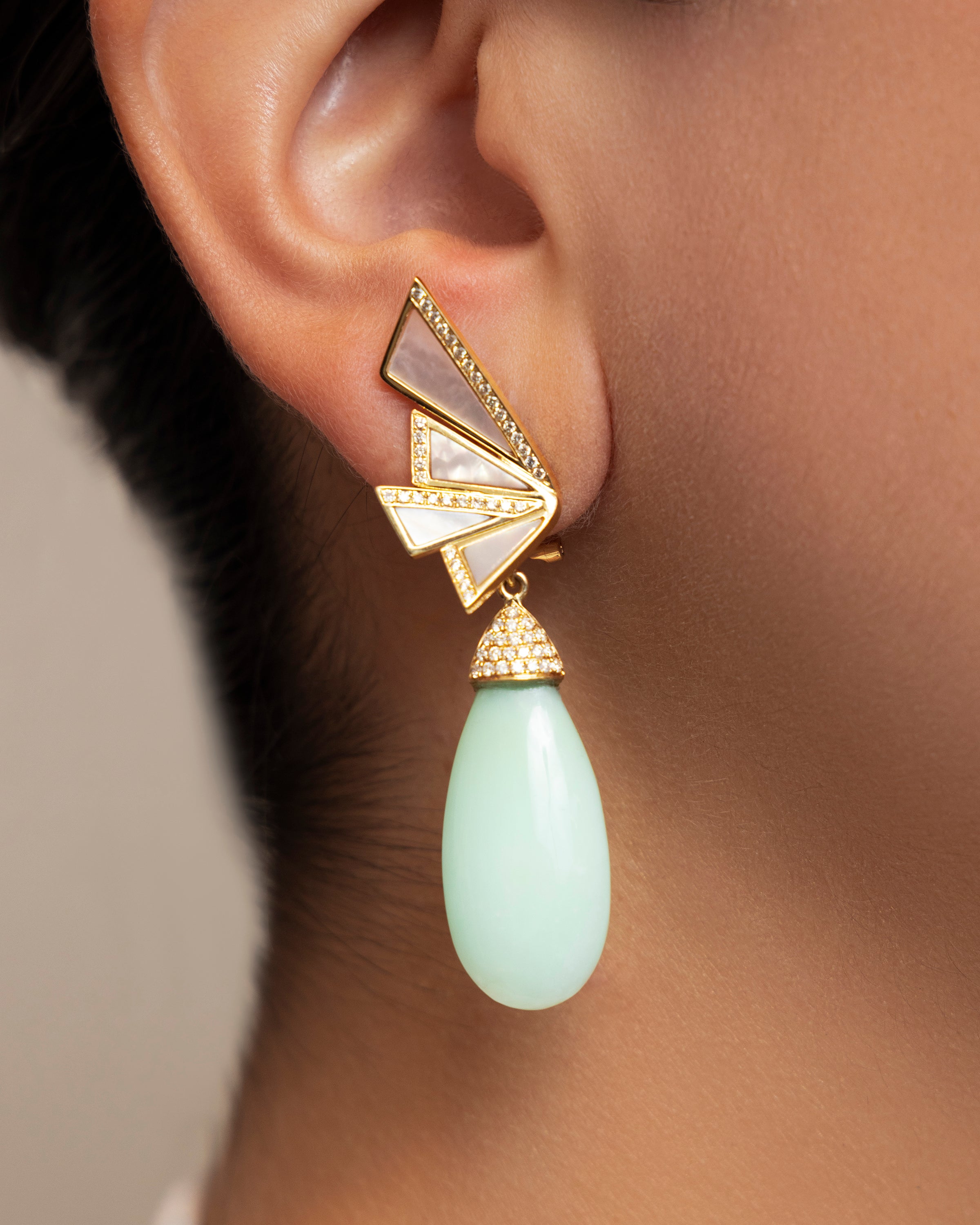 Palm Beach Geometric Earring