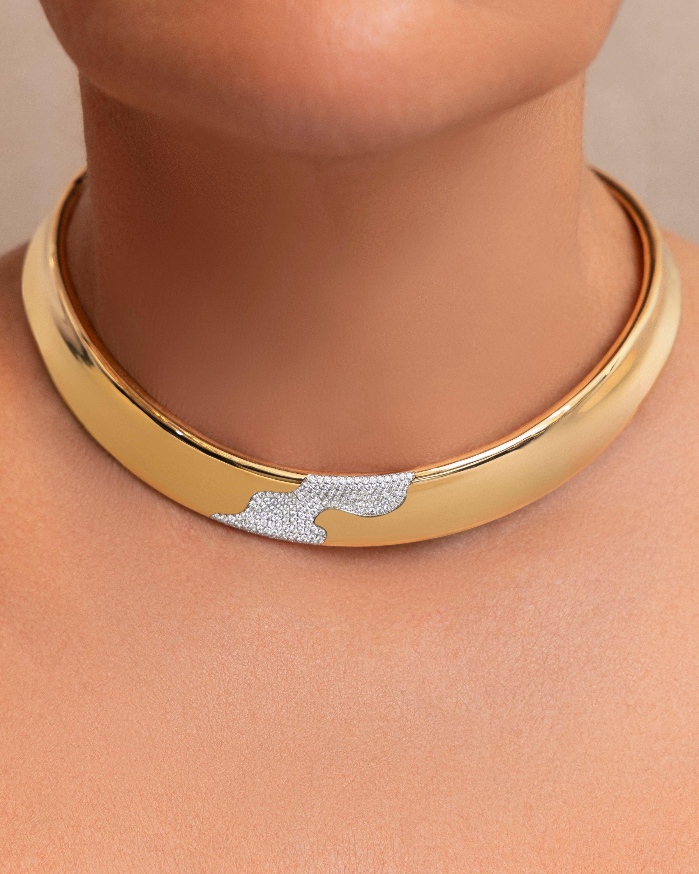 Mia Luna Flowing Diamond Collar