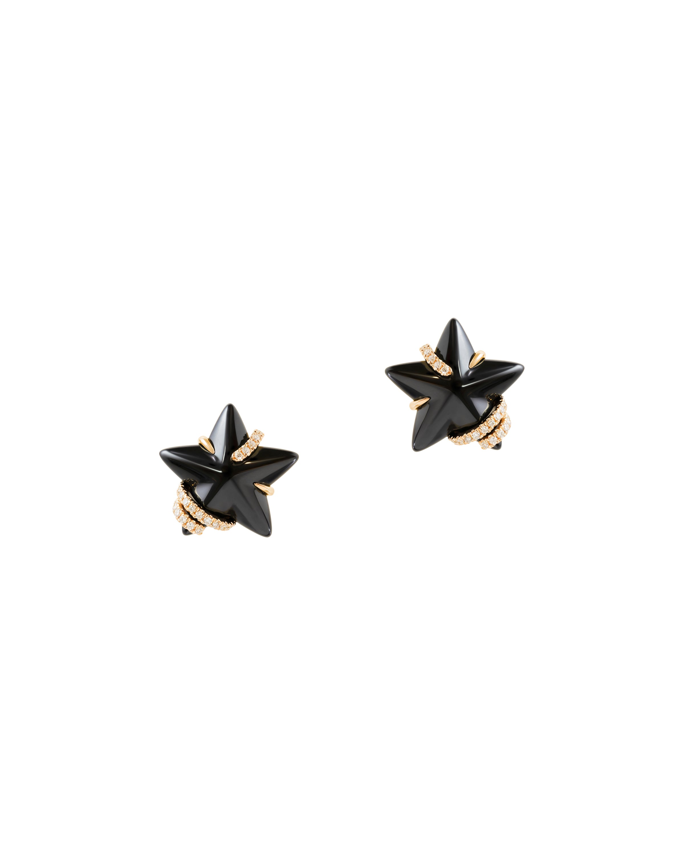 Stella Luna Small Earrings in Black Onyx