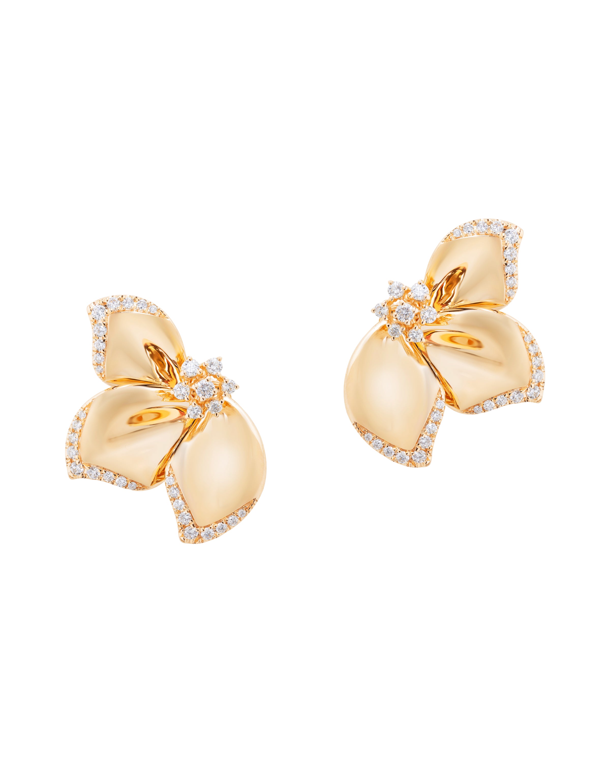 Il Petalo Meta Earrings in Gold