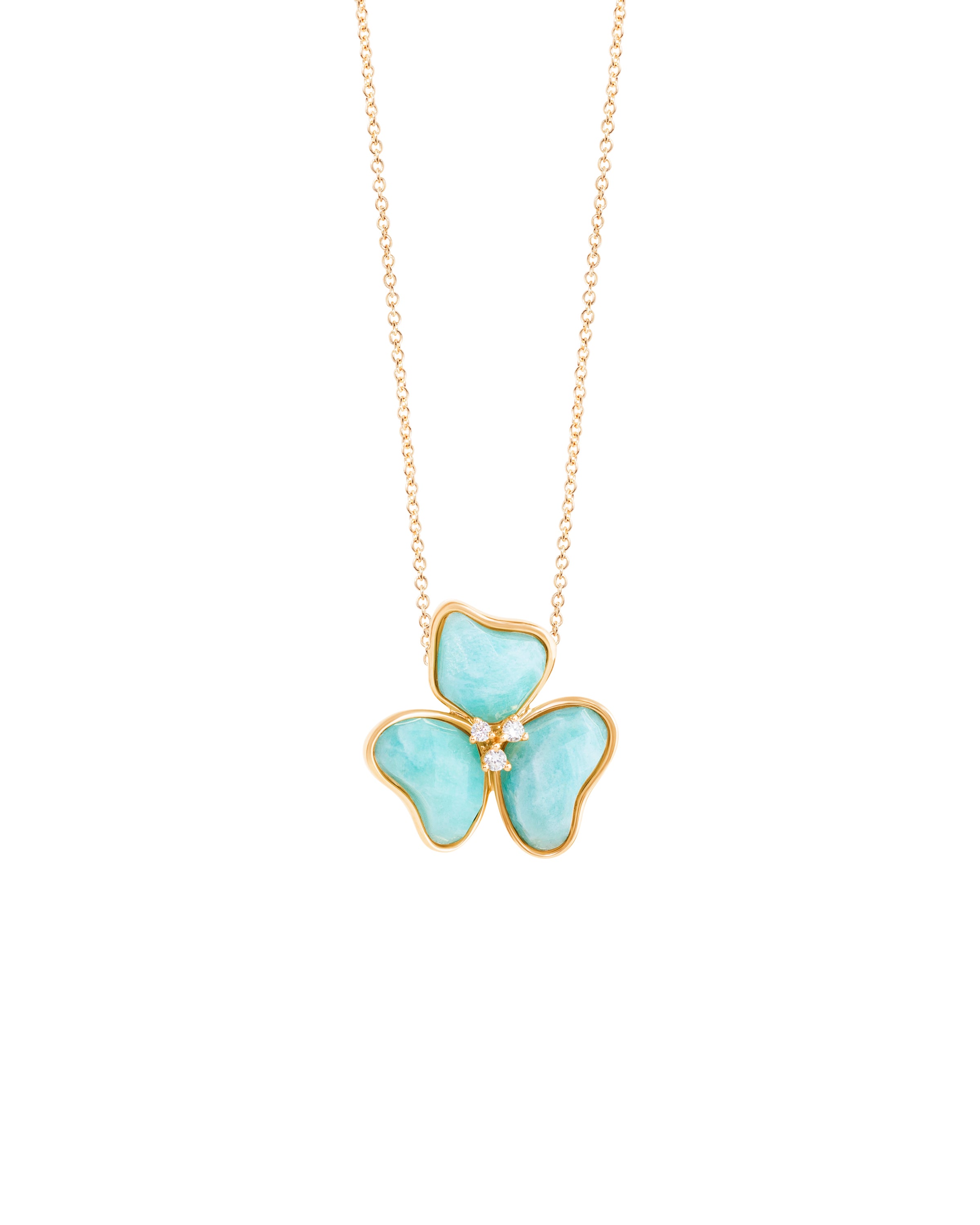 Il Petalo Classic Single Charm in Amazonite