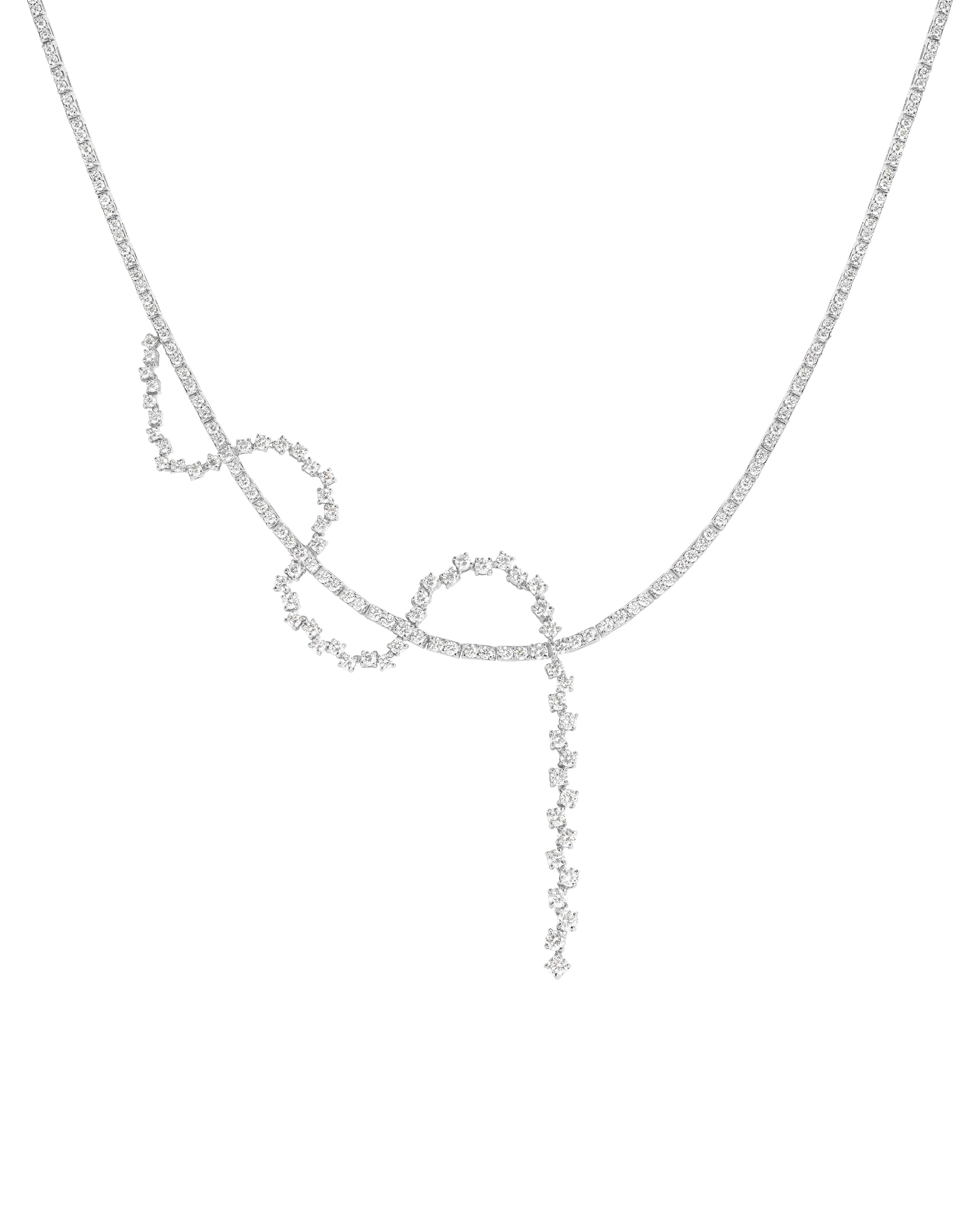 Modern Diamond Necklace