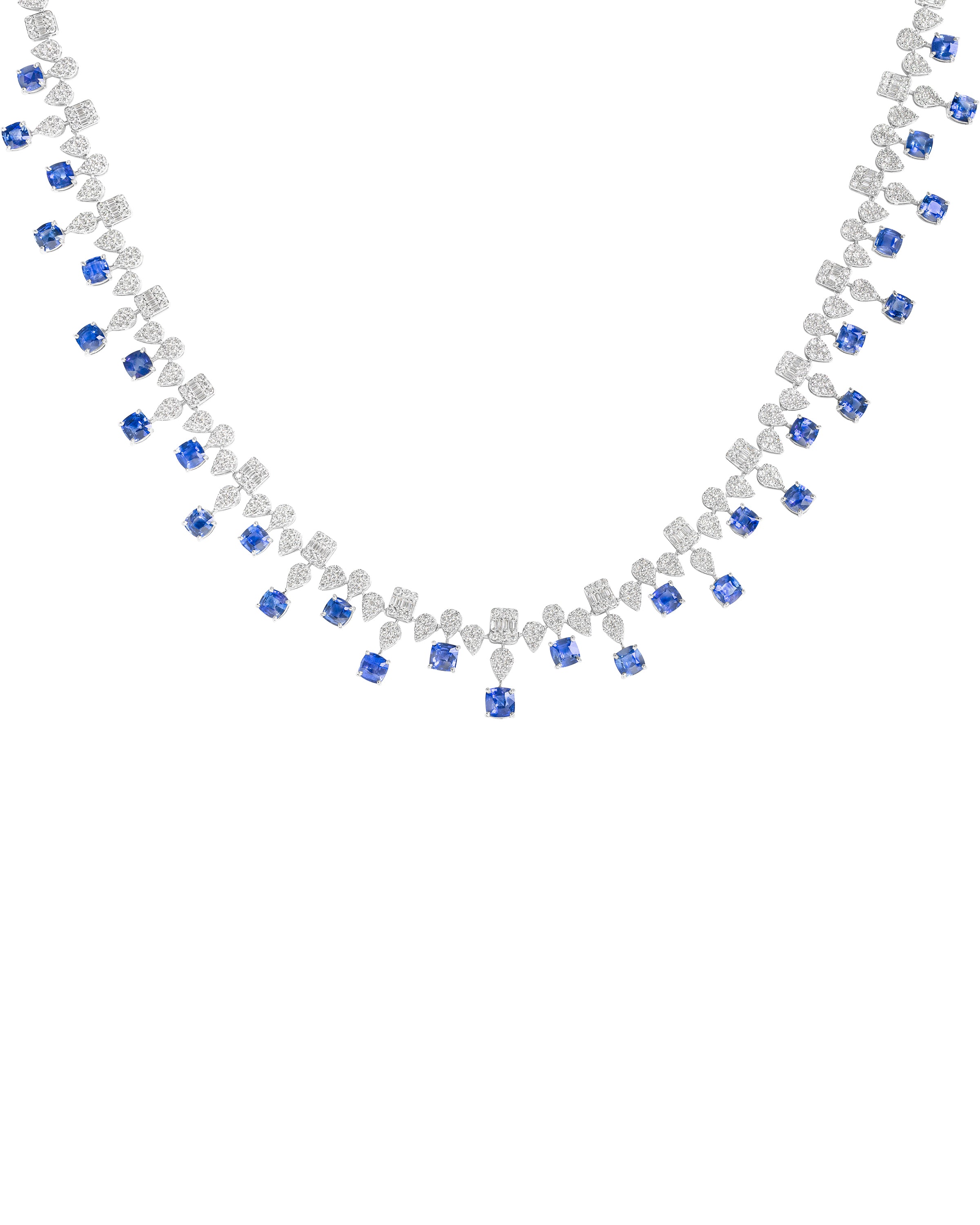 Sapphire Drop Necklace