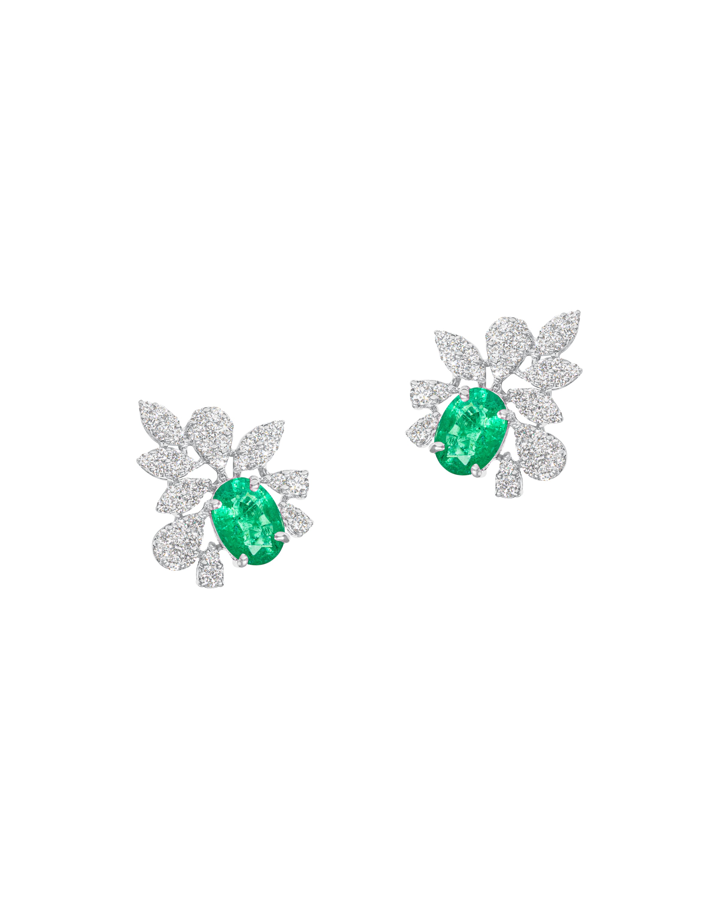 Delicate Emerald Earrings