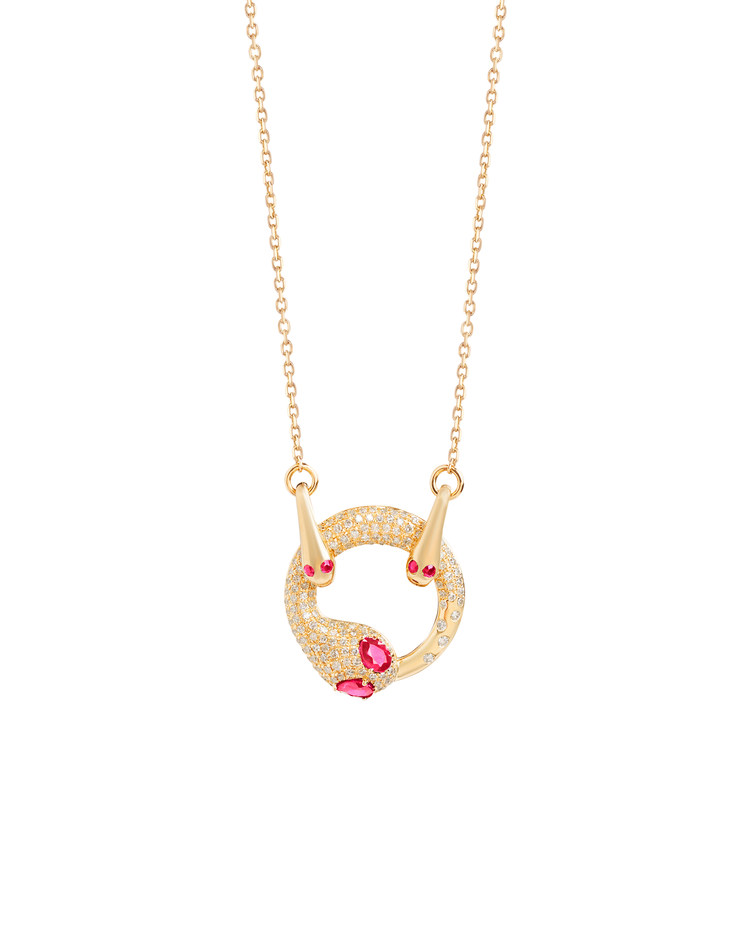 La Serpiente Ruby Necklace