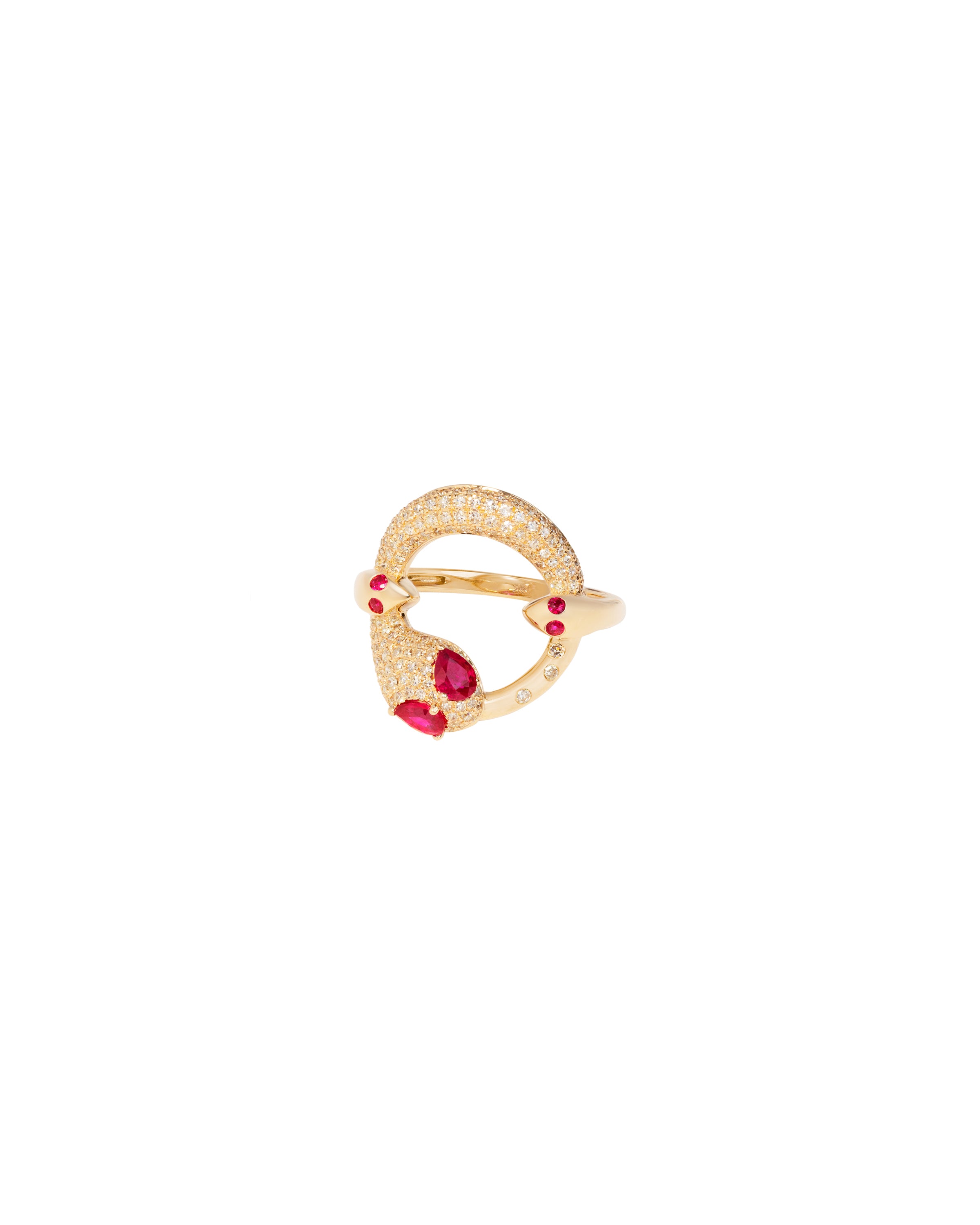 La Serpiente Ruby Ring