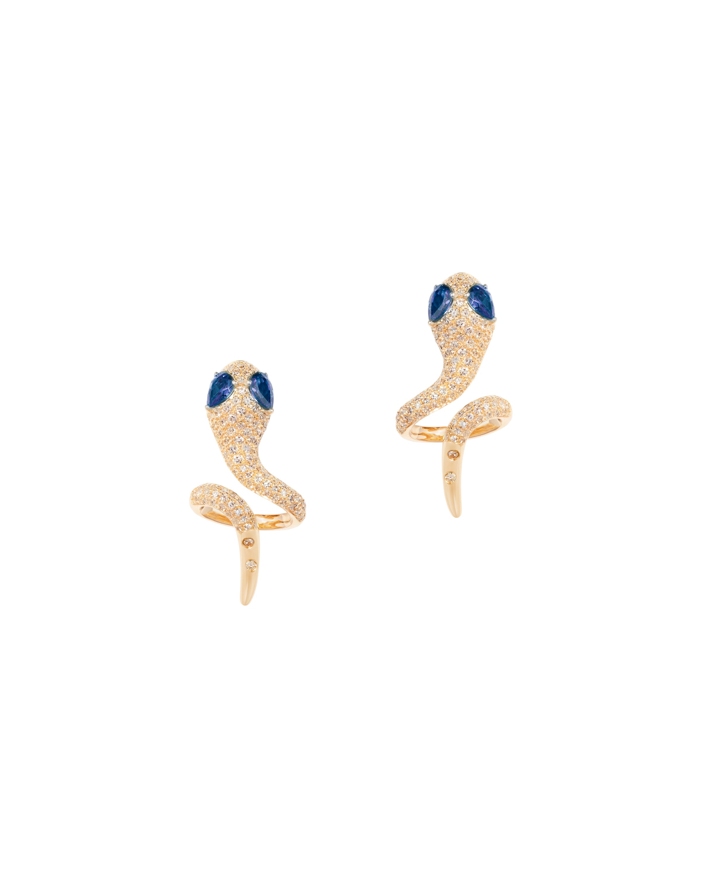 La Serpiente Sapphire Earrings