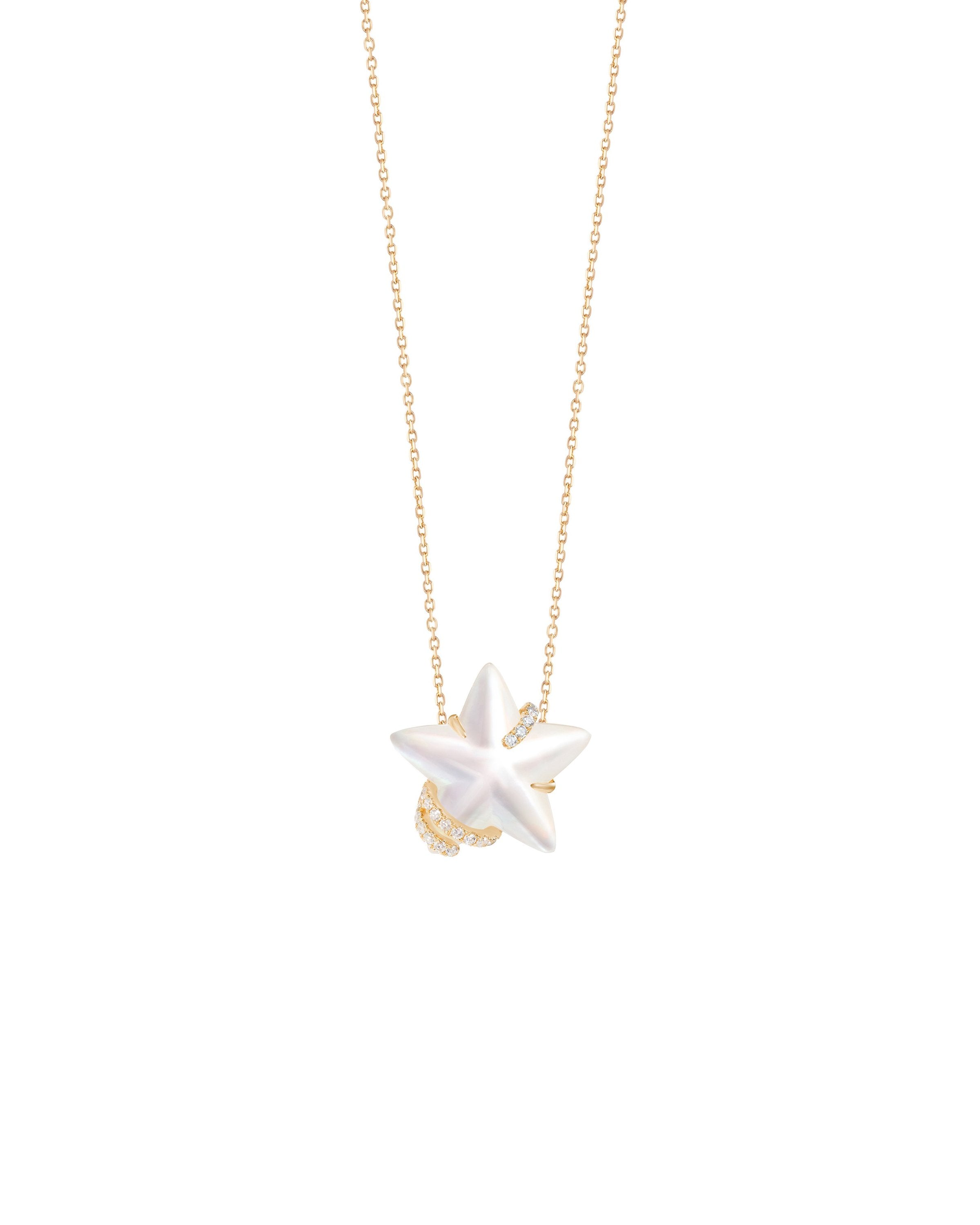 Stella Luna Small Necklace in Mother of Pearl