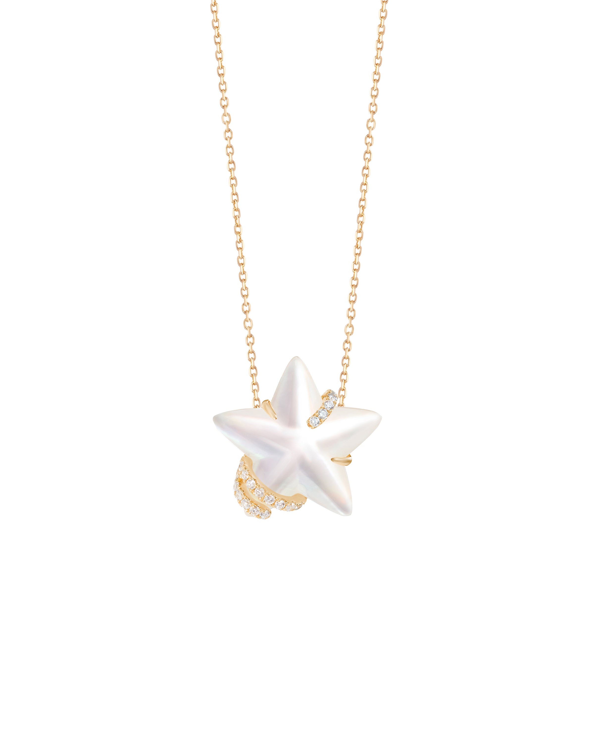 Stella Luna Necklace in Mother of Pearl