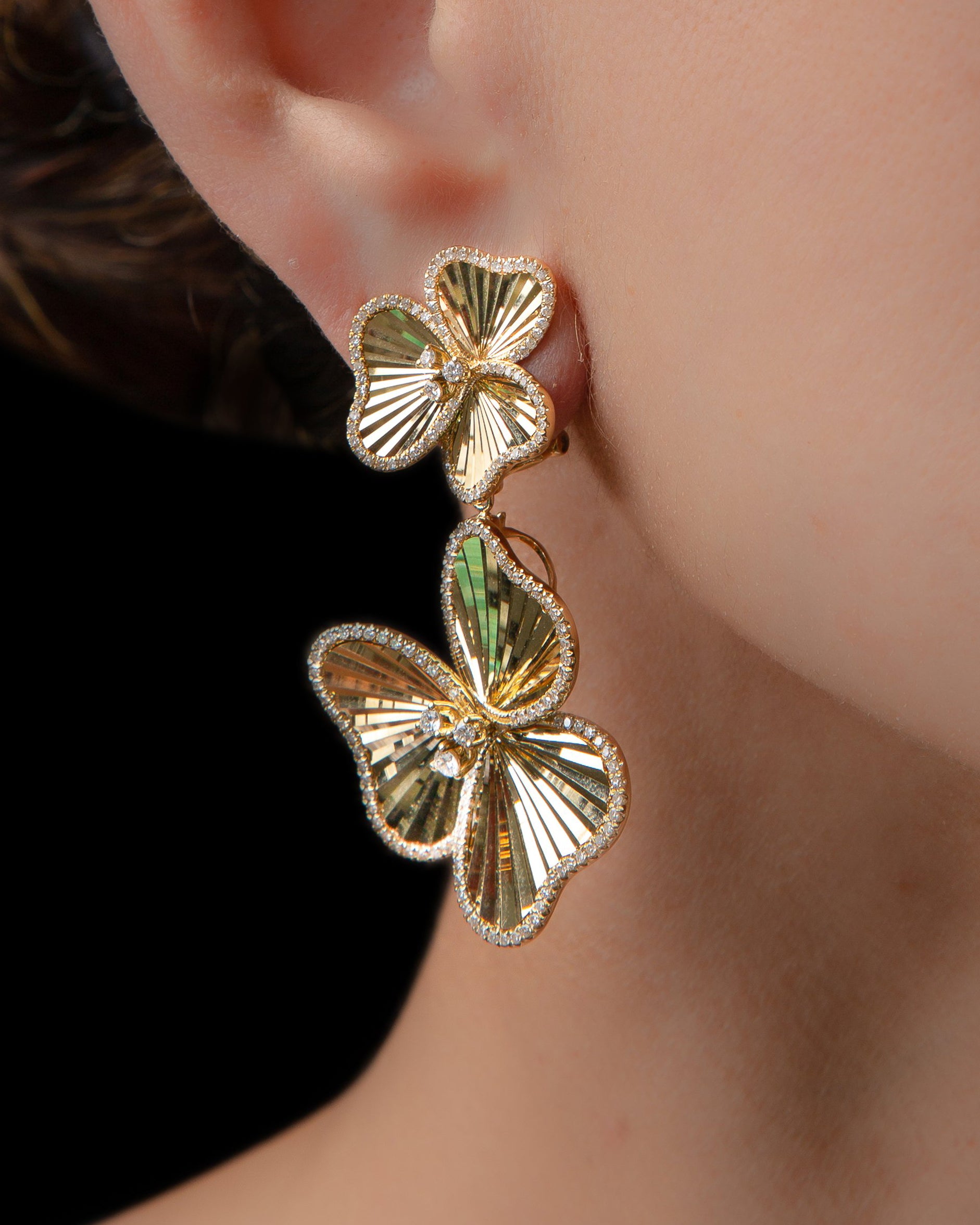 Doré Multi Fiori Drop Earrings