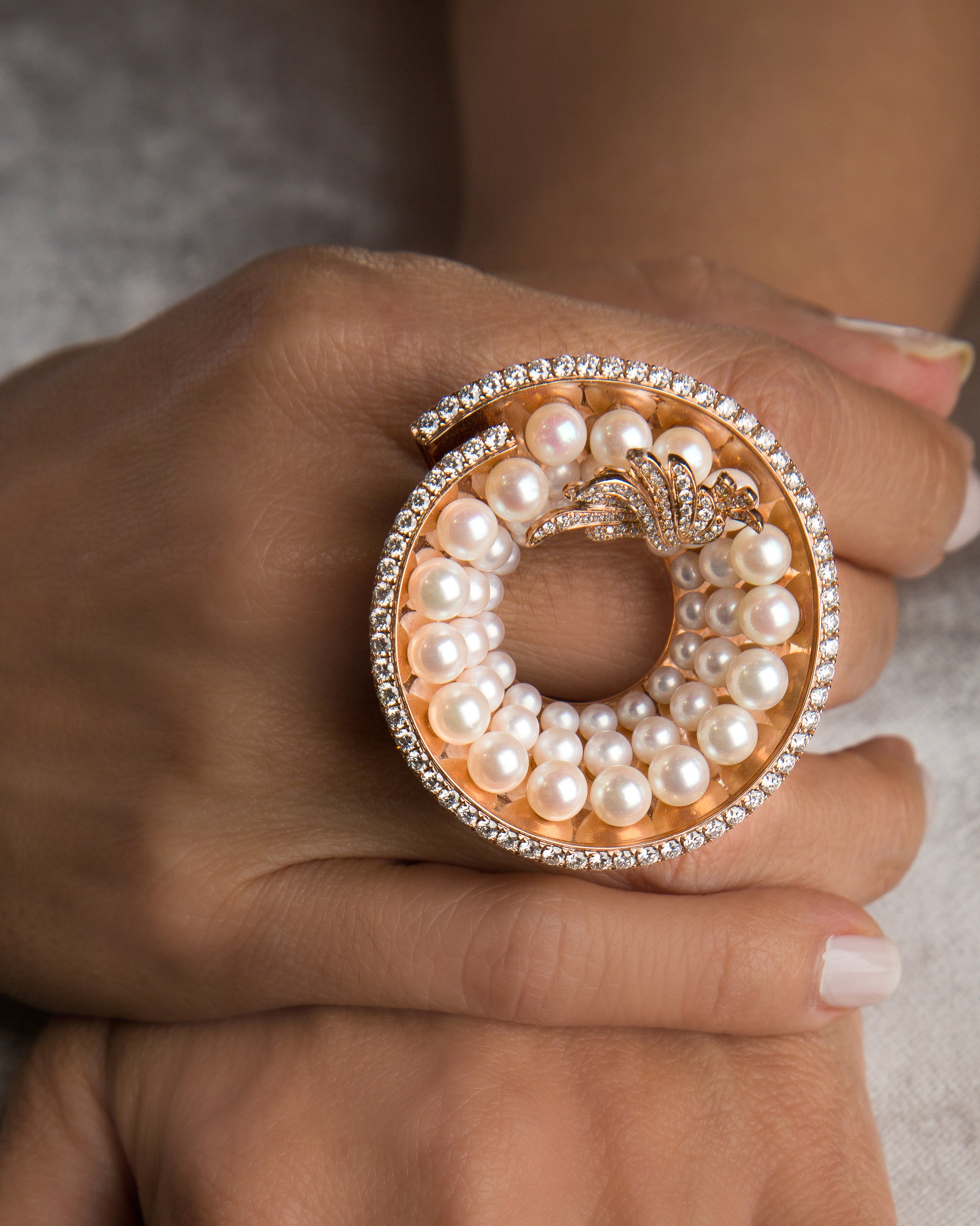 Palm Beach Collezione Circular Design Ring