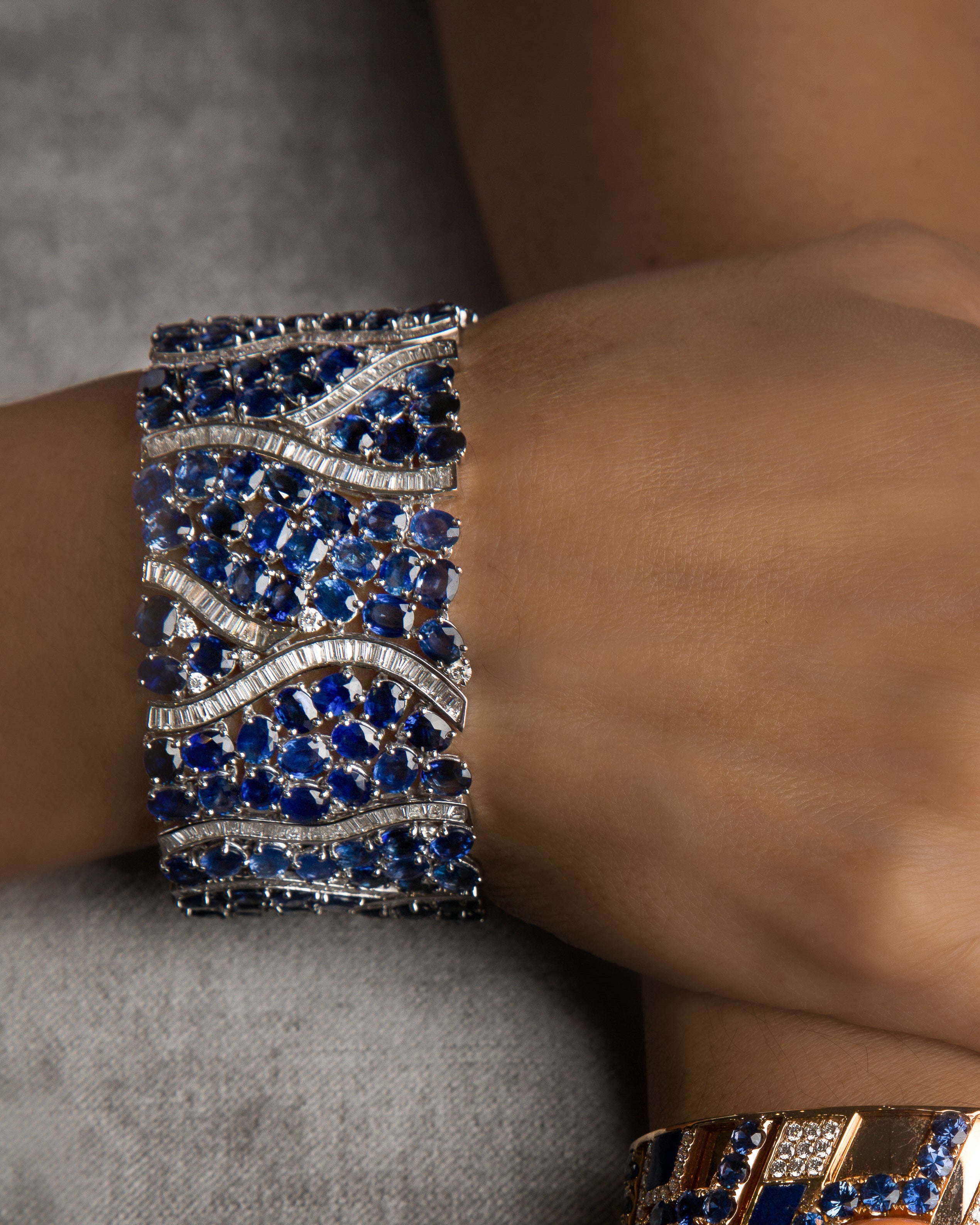 Waves Sapphire Bracelet