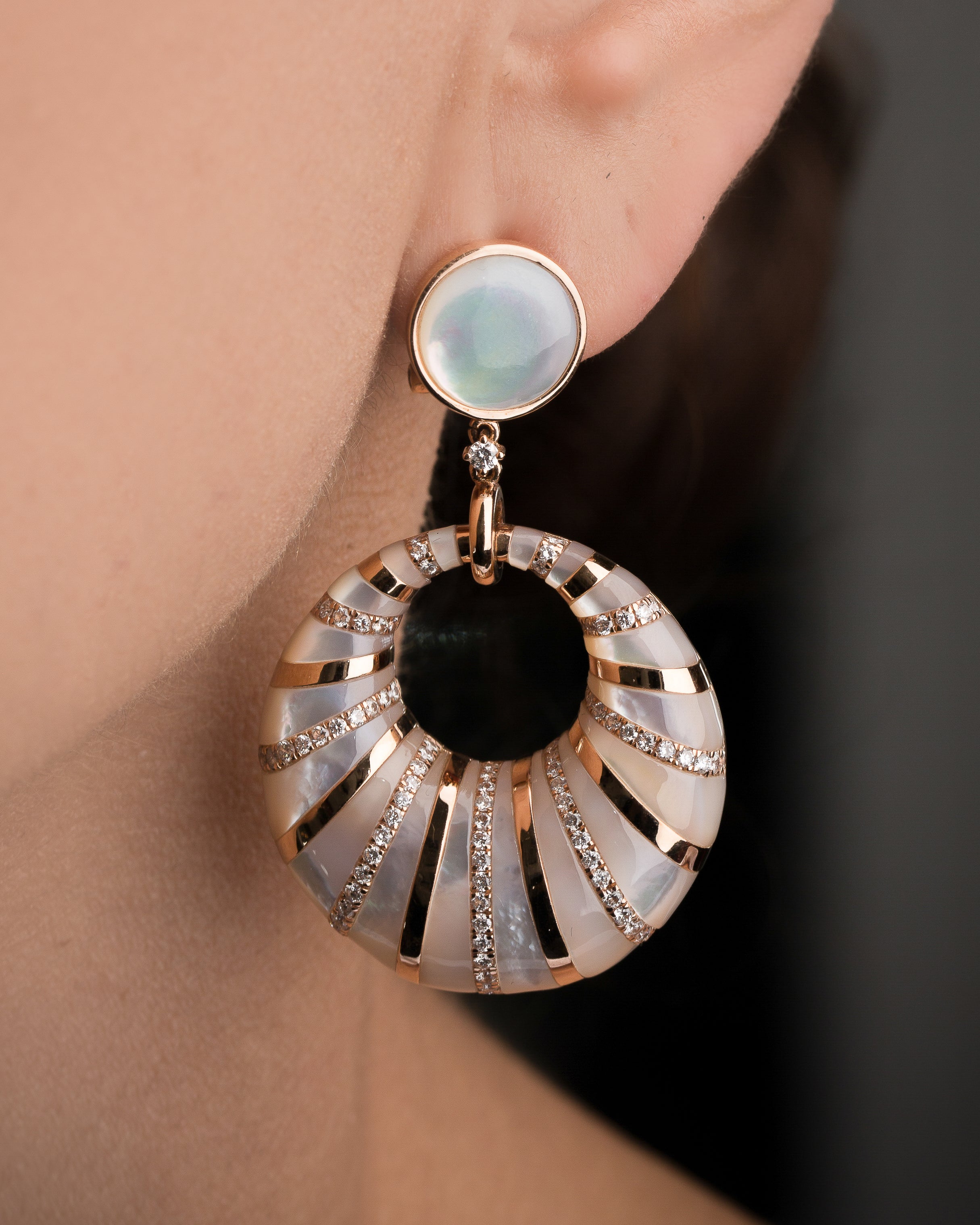 Palm Beach Collezione Circular Sparklers Earrings