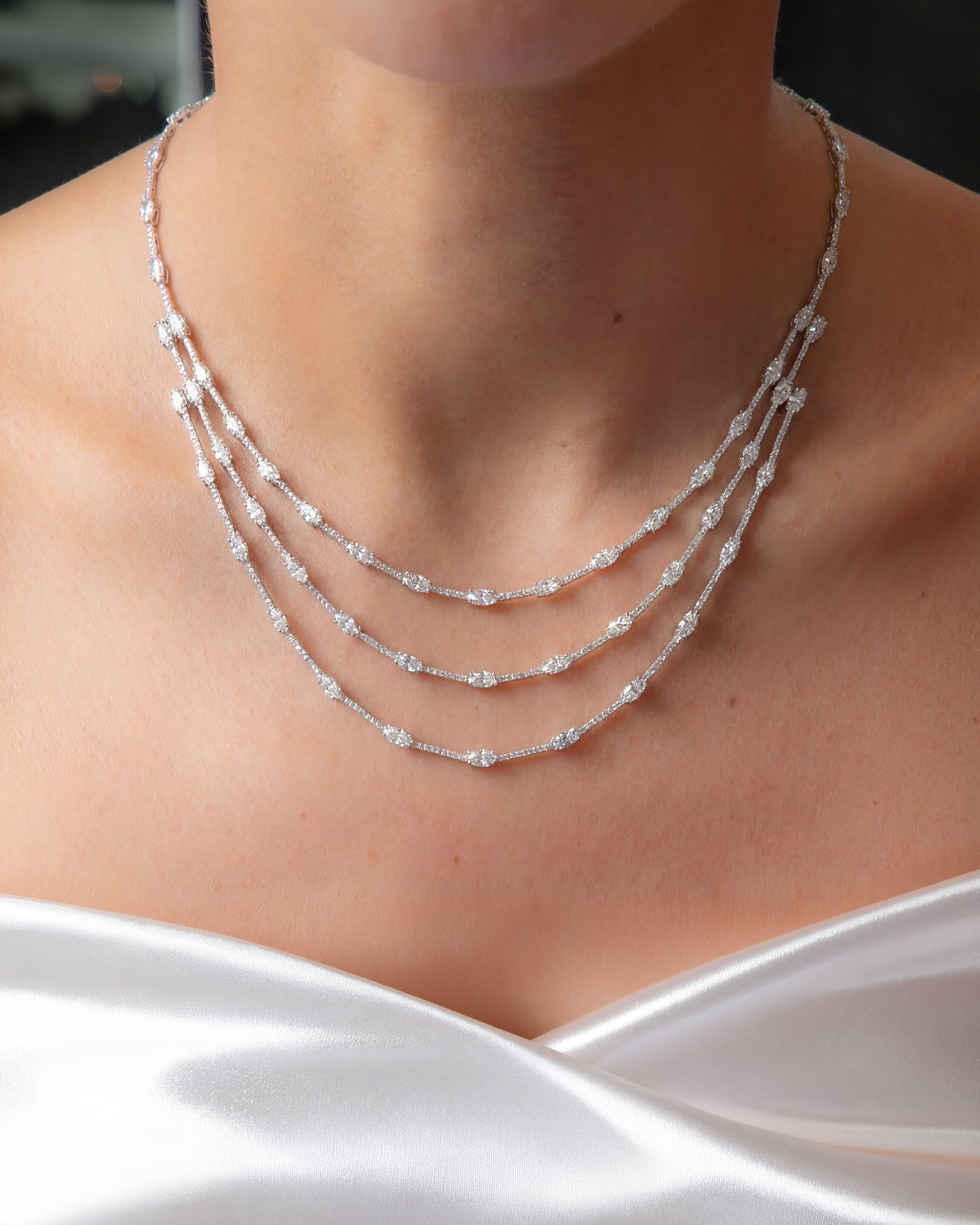 Delicate Diamond Necklace